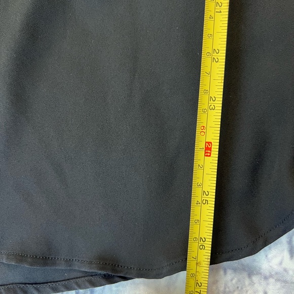 Torrid Women's Harper Georgette Pullover 3/4 Sleeve Blouse Black Plus Size 2 - Picture 4 of 9